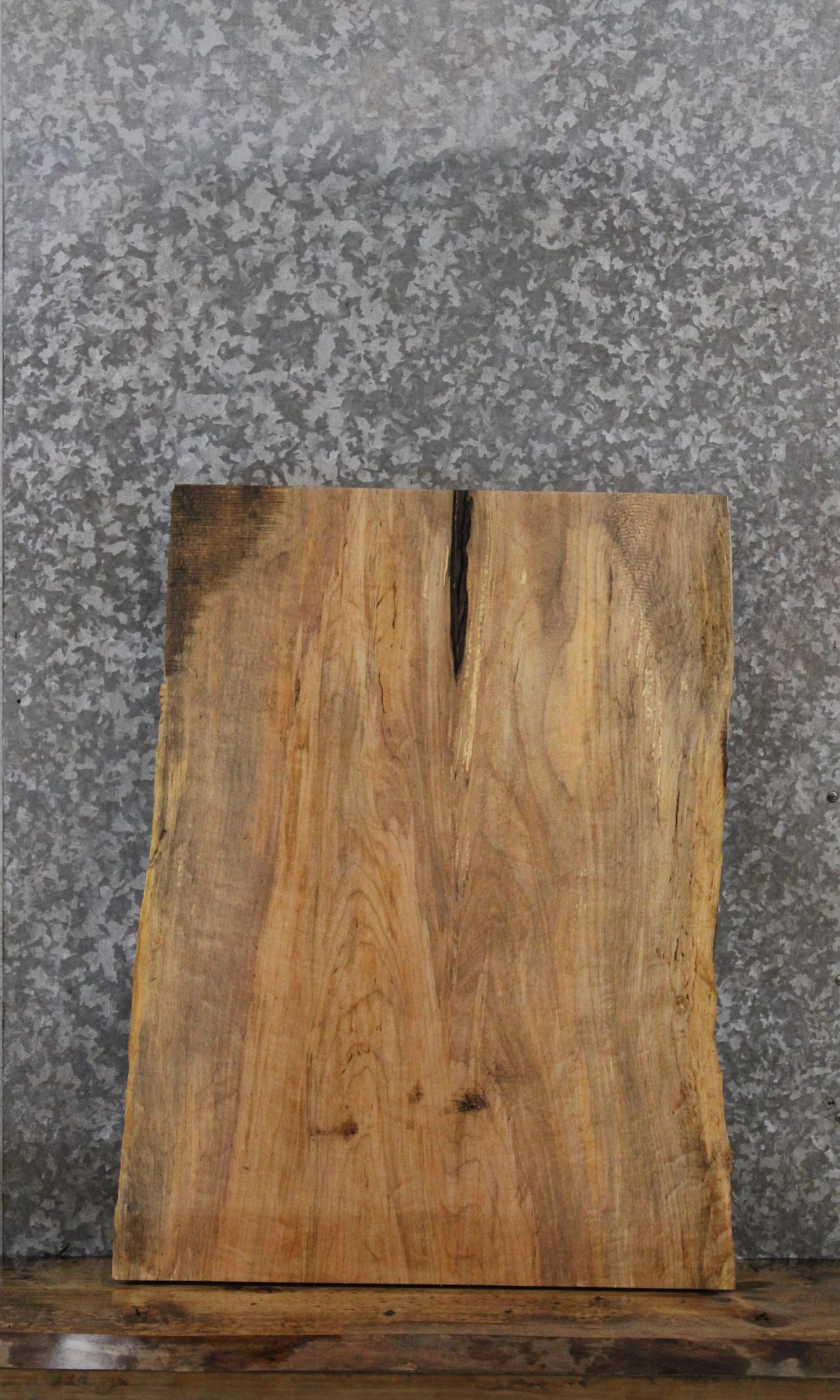 Maple Live Edge End Table Slab 5106