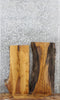 Thumbnail for 2- Live Edge White Oak Taxidermy Mounts/Side Table Slabs 5123-5124