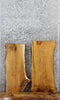 Thumbnail for 2- Live Edge White Oak Taxidermy Mounts/Side Table Slabs 5123-5124
