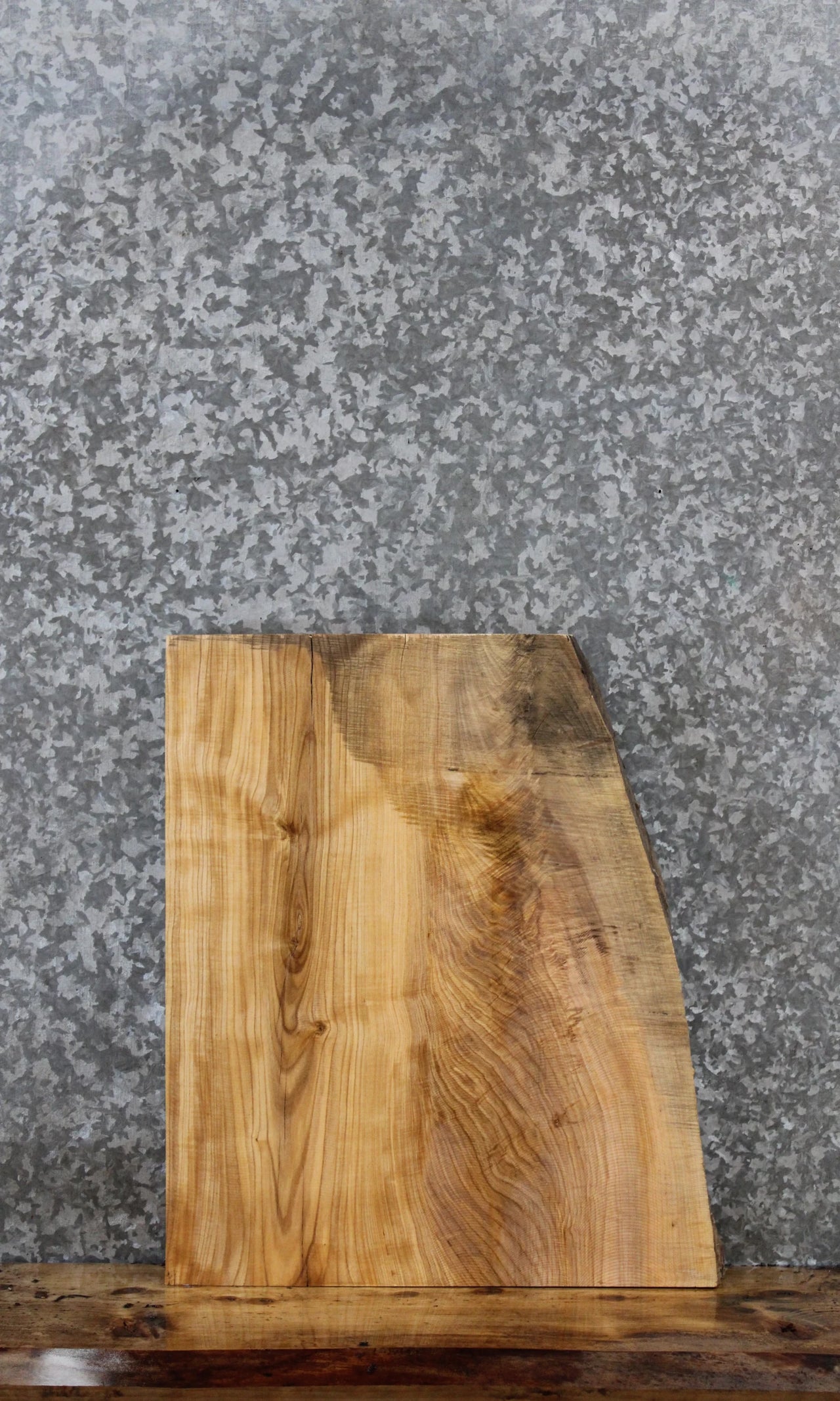 Natural Edge Ash Epoxy End Table Slab 5133