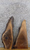 Thumbnail for 2- Rustic Live Edge Bark Black Walnut Craft Pack Wood Slabs 5134-5135