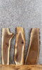 Thumbnail for 3- Live Edge Reclaimed Black Walnut End/Accent Table Top Slabs 5218-5220