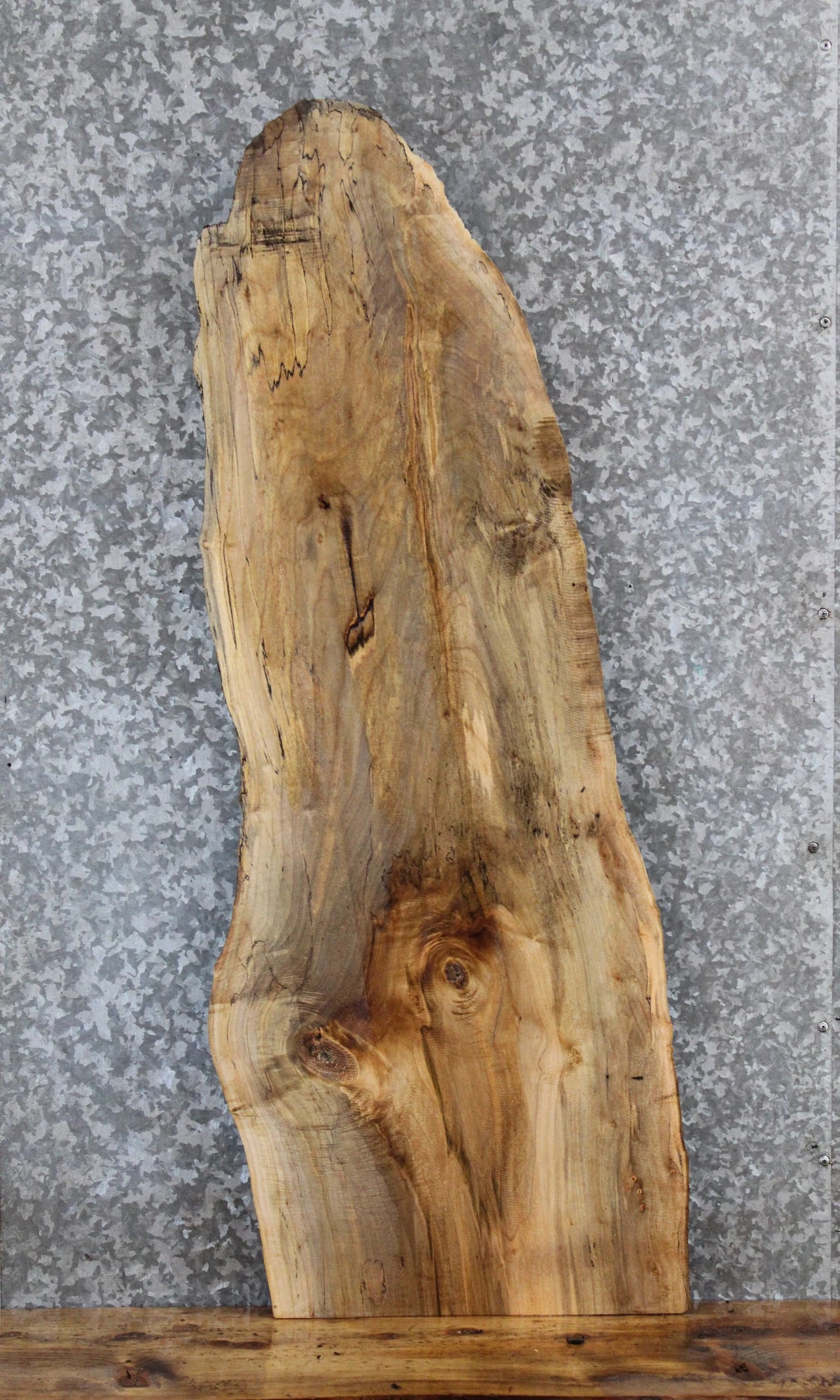 Live Edge Spalted Maple Side/Sofa Table Top Slab 523