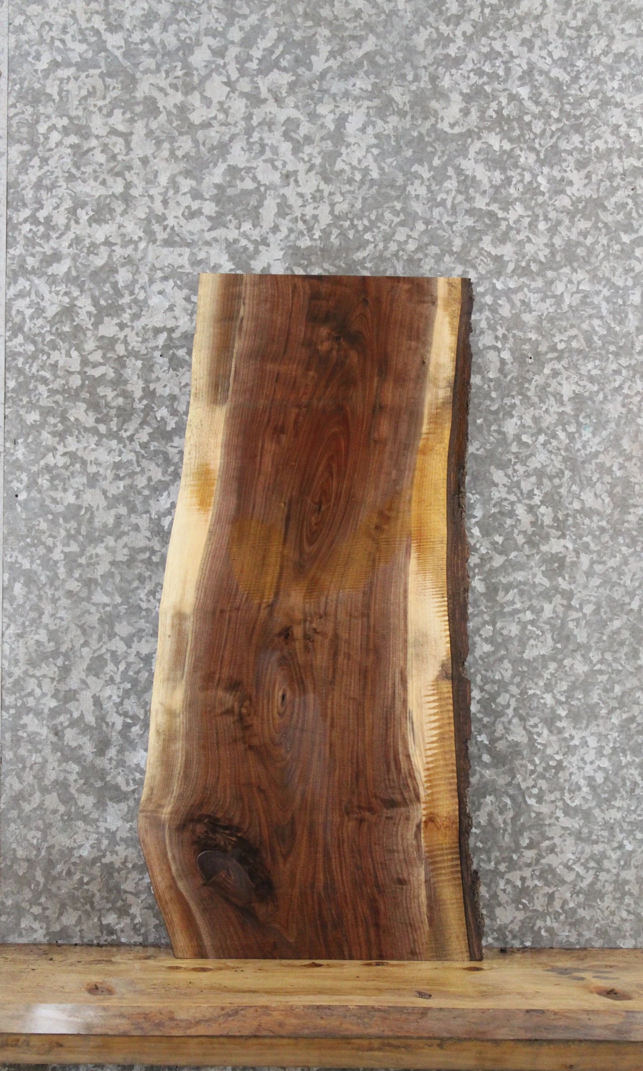 Black Walnut Live Edge Charcuterie/End Table Slab 5295