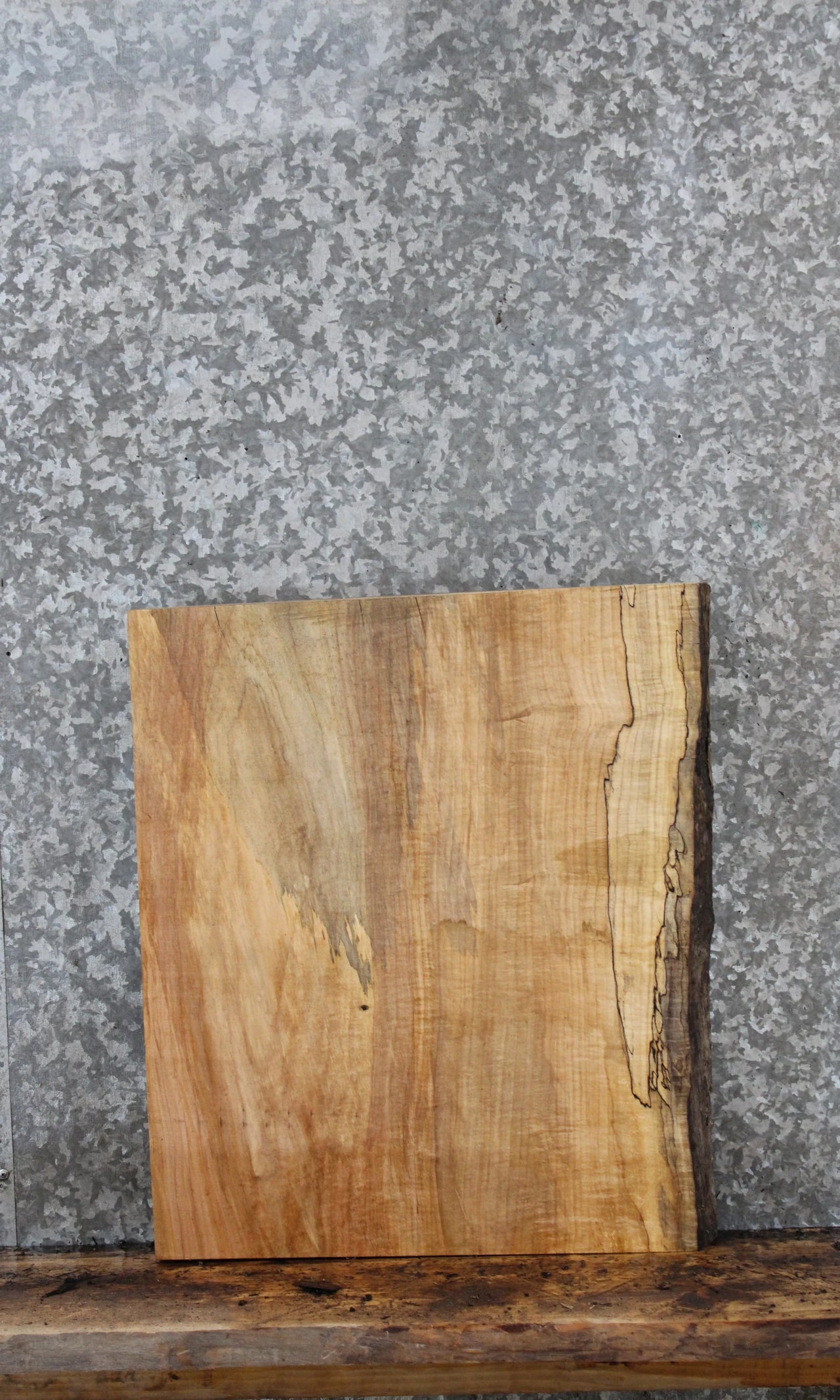 Natural Edge Maple End Table Top Slab 5304