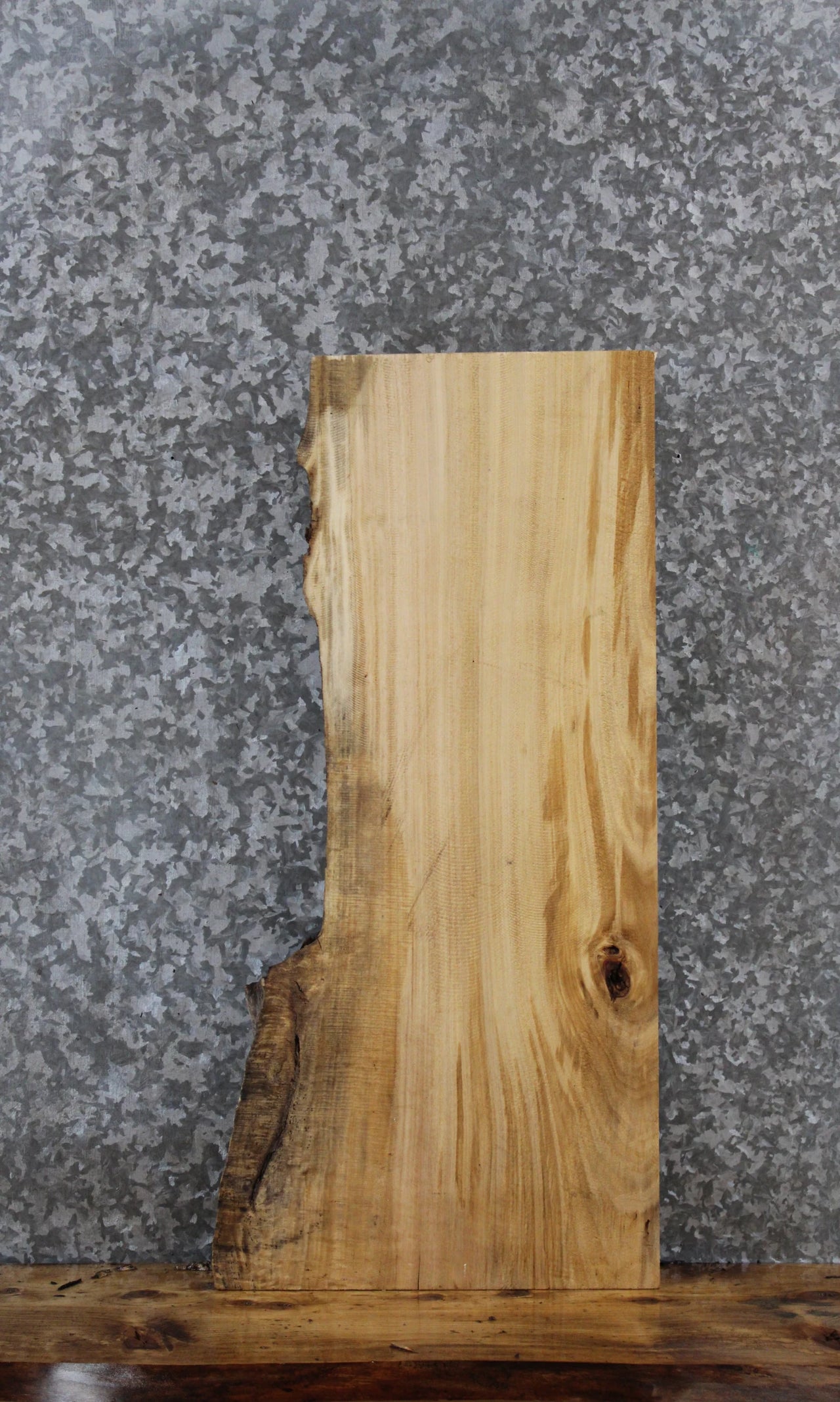 Basswood Live Edge End Table/Bench Slab 5352