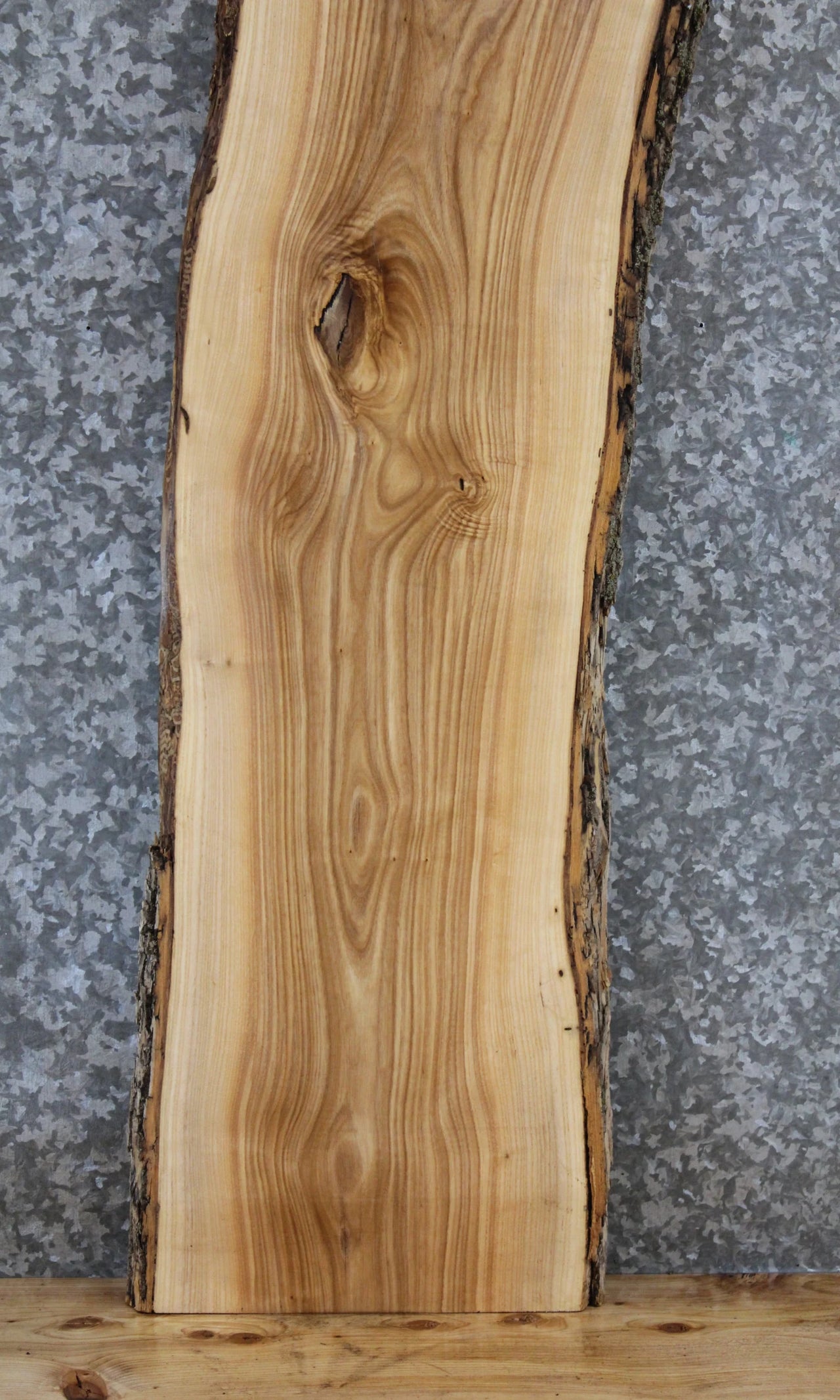 Hardwood Live Edge Ash Slab, Wood Bar Top, Bench Top Slab 541