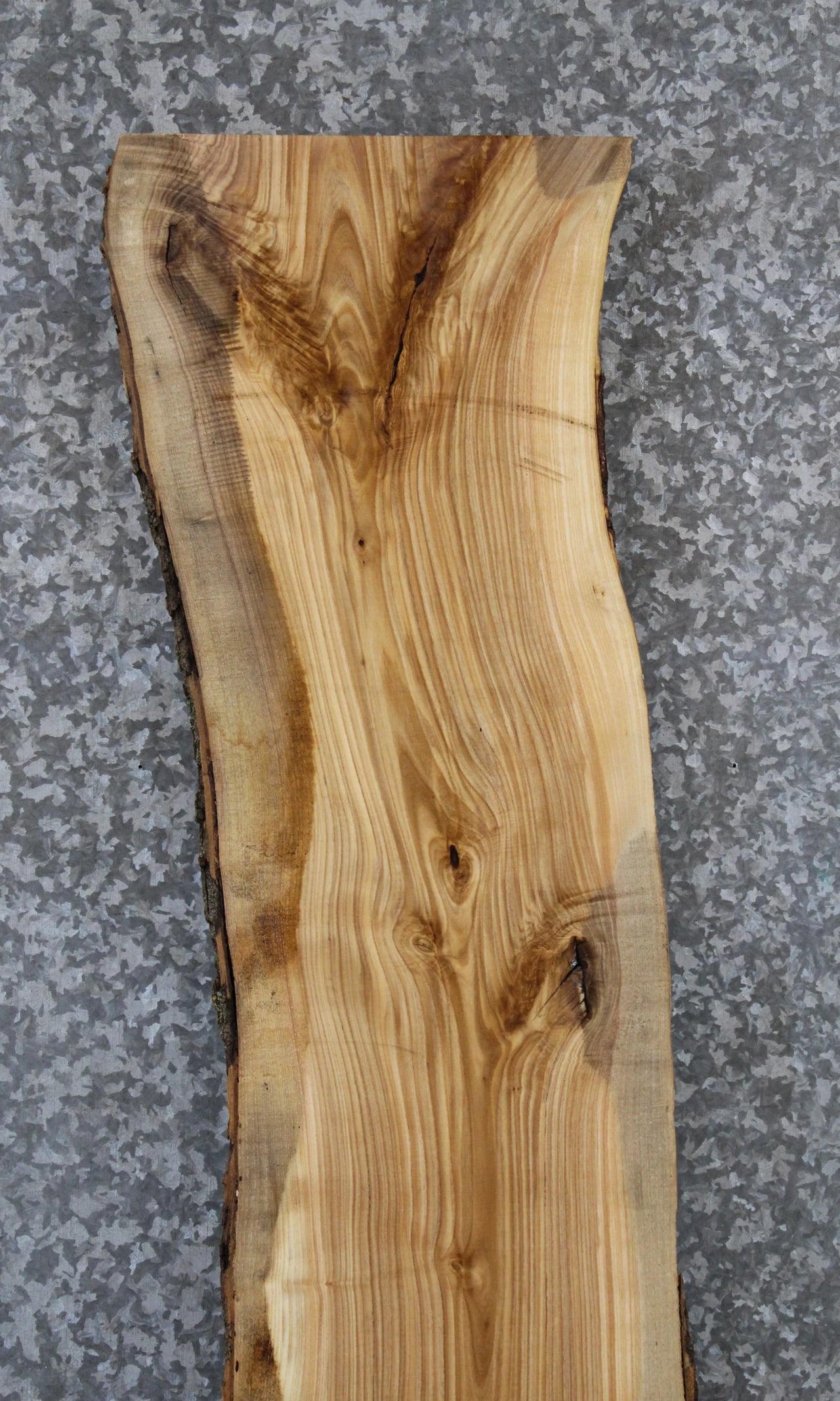 Hardwood Live Edge Ash Slab, Wood Bar Top, Bench Top Slab 541