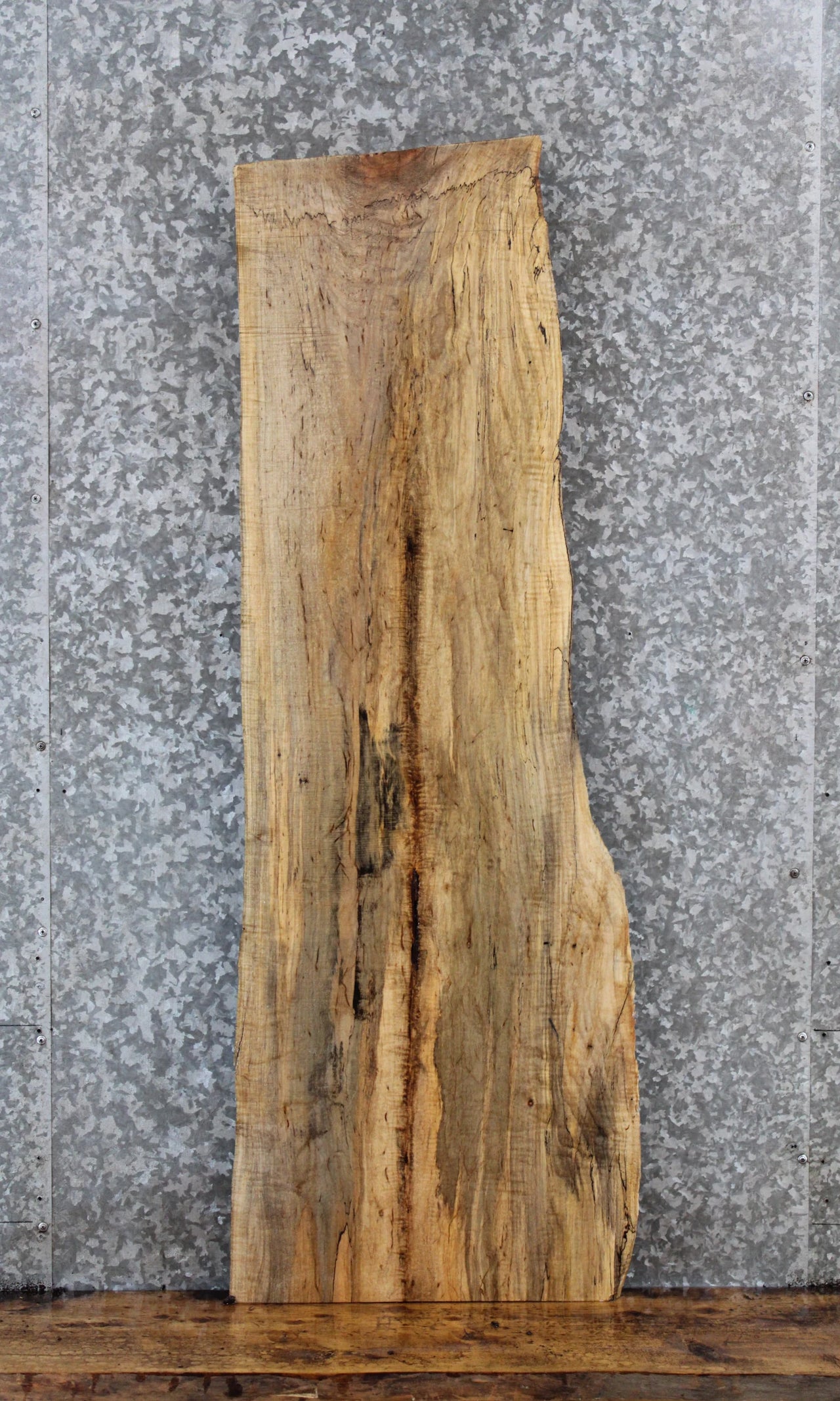 Live Edge Spalted Maple Side/Console Table Top Slab 549