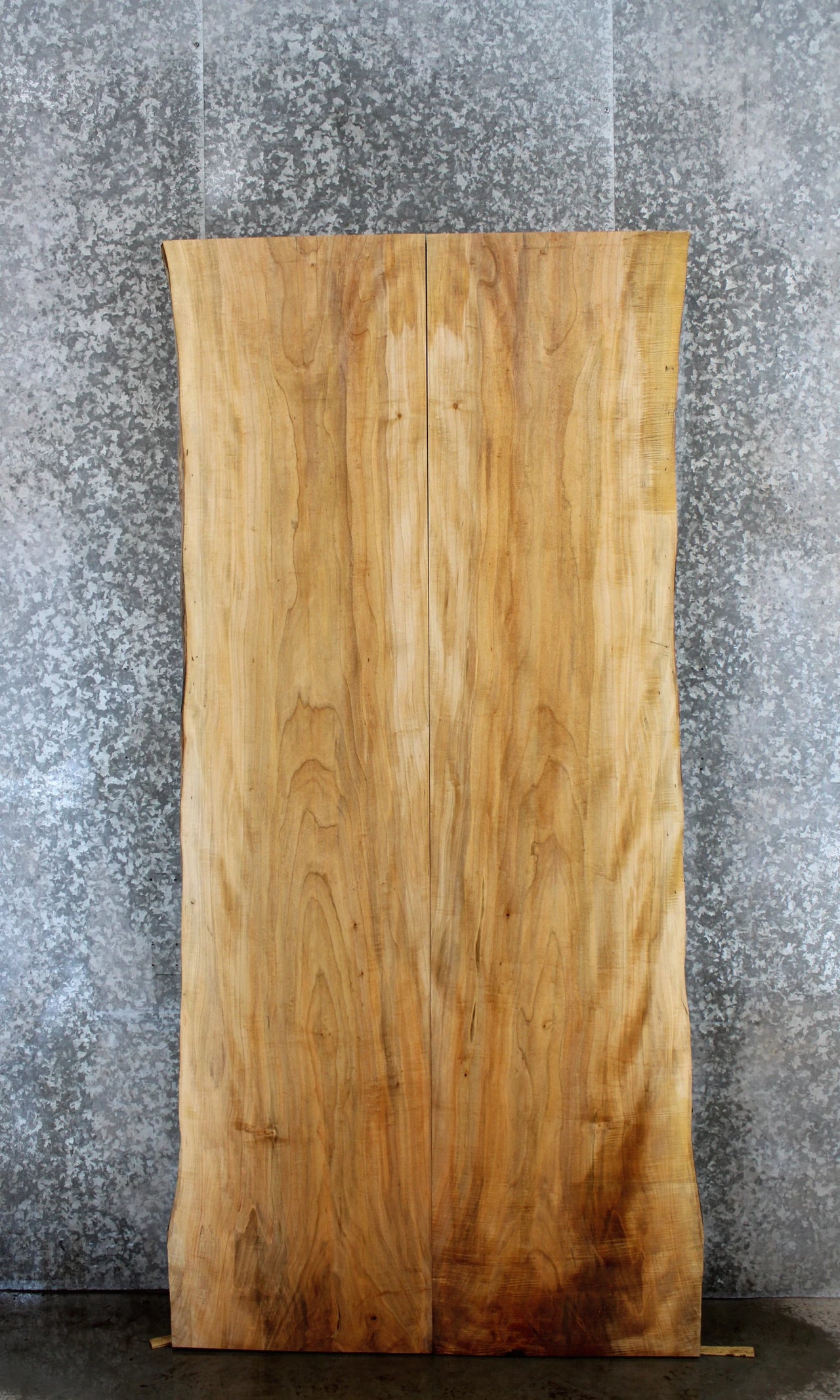 2- Live Edge Bookmatched Maple Dining/Kitchen Table Top 56-57