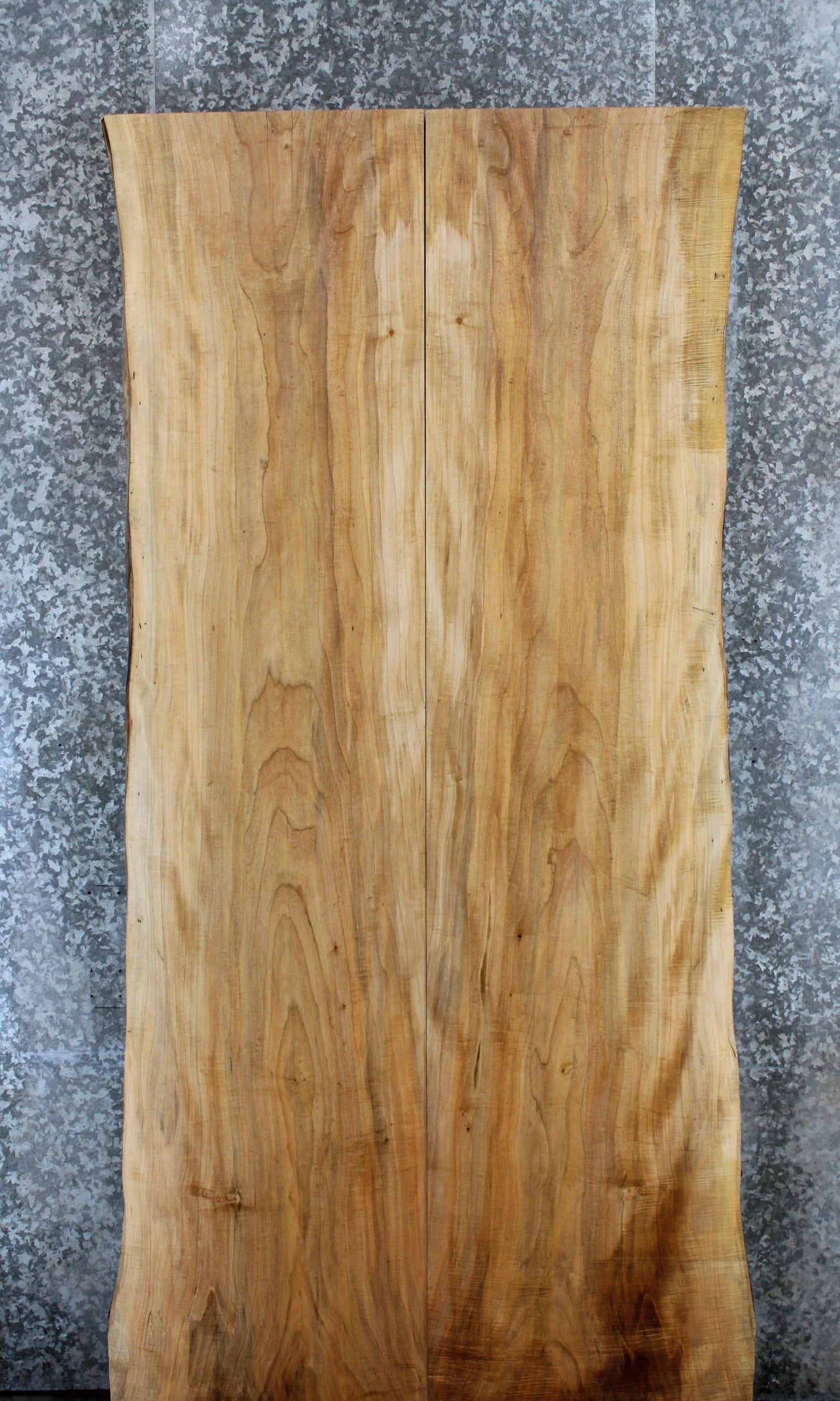 2- Live Edge Bookmatched Maple Dining/Kitchen Table Top 56-57