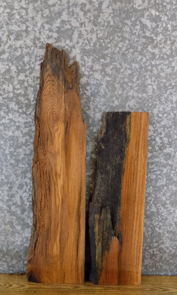 2- Kiln Dried Reclaimed Red Oak Craft Pack/Lumber Boards 5623-5624