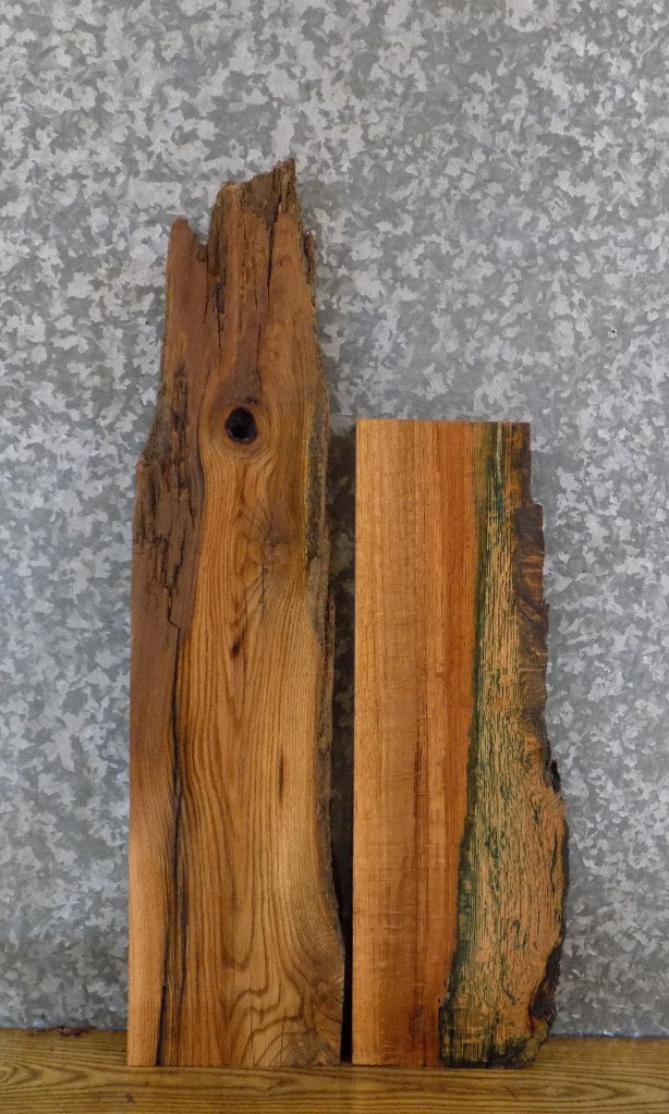 2- Kiln Dried Reclaimed Red Oak Craft Pack/Lumber Boards 5623-5624