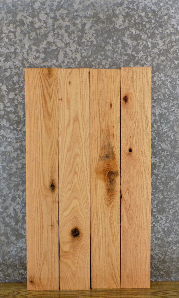 4- Kiln Dried Red Oak Salvaged Wood Shelf Slabs/Lumber Pack 5630-5631