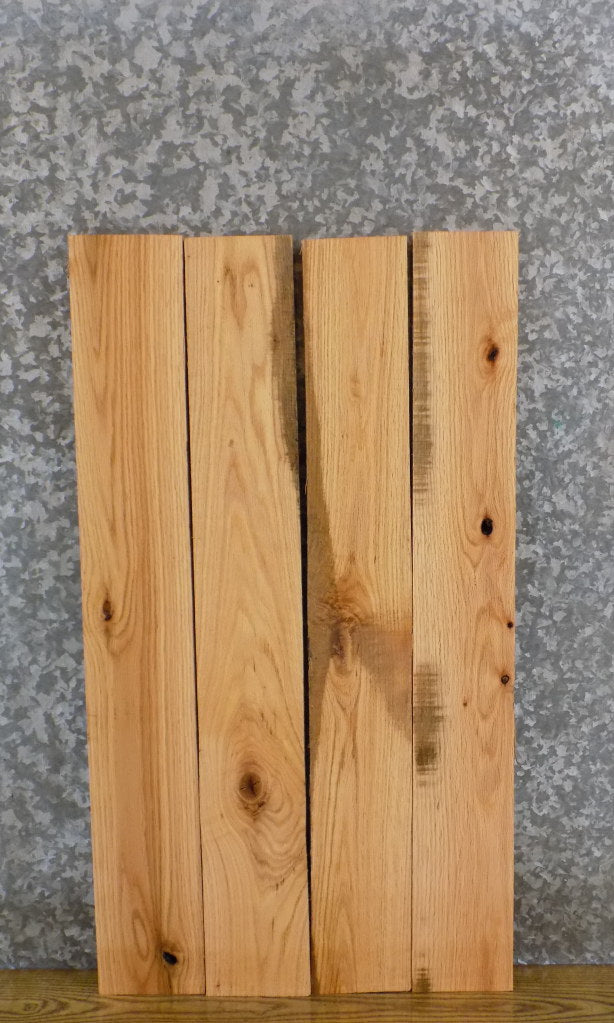 4- Kiln Dried Red Oak Salvaged Wood Shelf Slabs/Lumber Pack 5630-5631