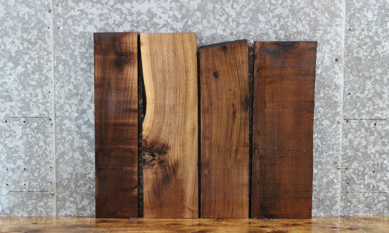 4- Salvaged Kiln Dried Black Walnut Craft Pack/DIY Project 5643-5646