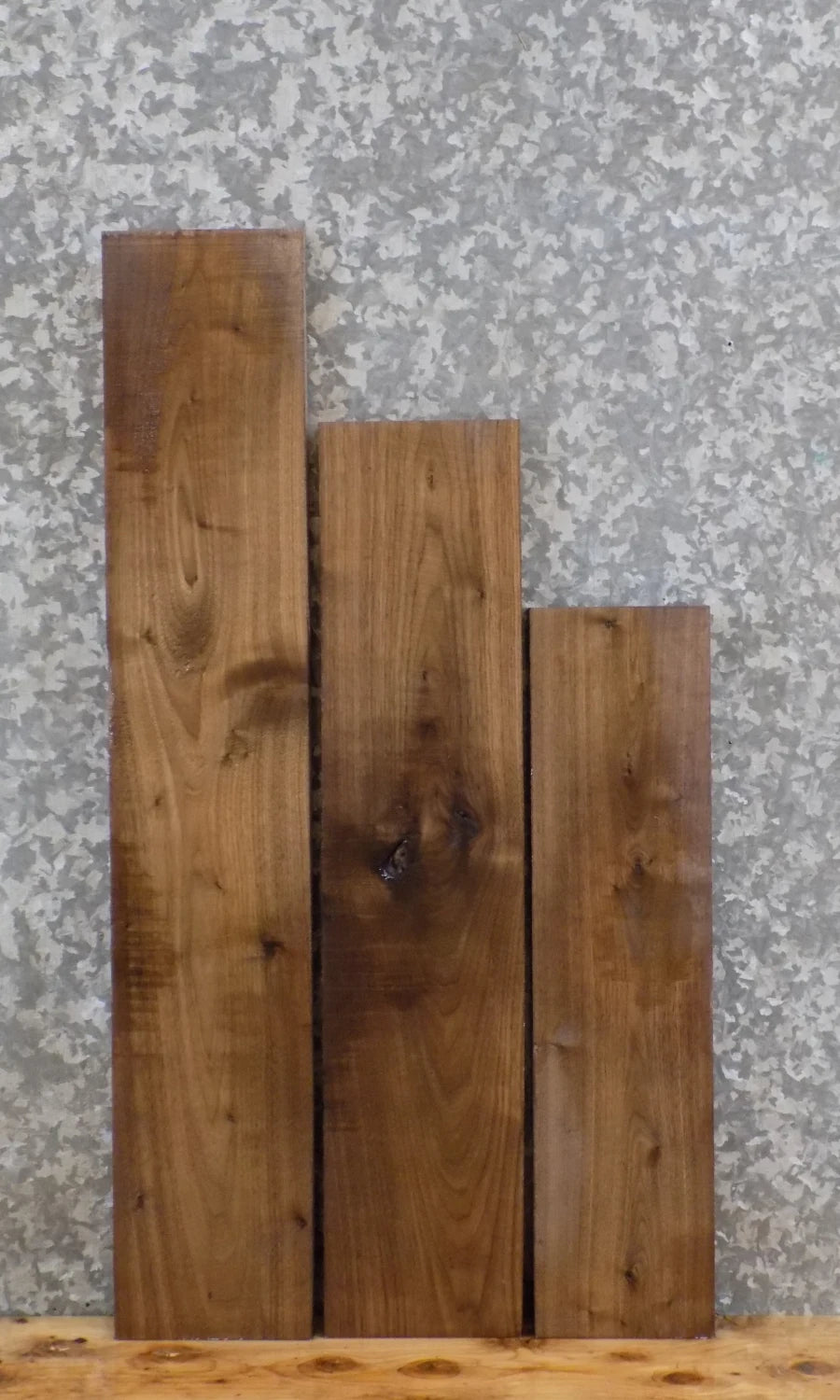 3- Rustic Black Walnut Craft Pack/Lumber Boards 5645-5647