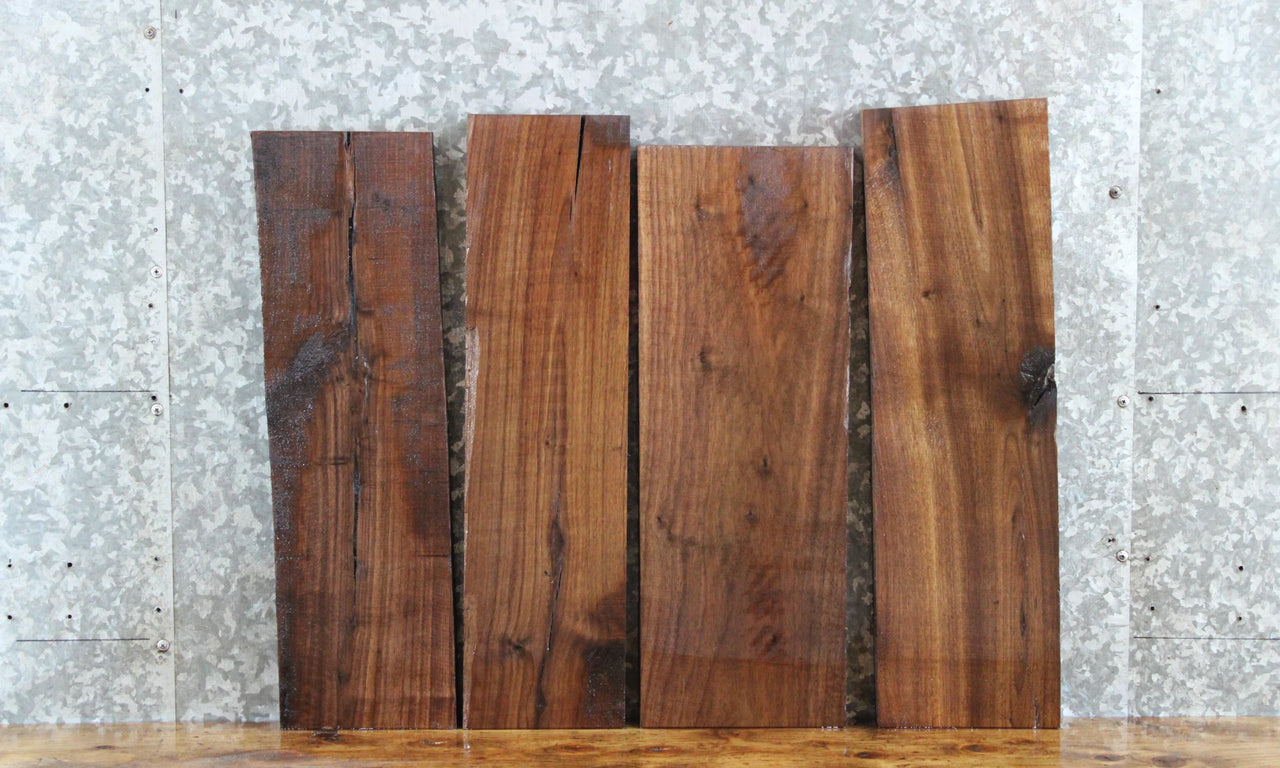 4- Salvaged Kiln Dried Black Walnut Craft Pack/DIY Project 5663-5666