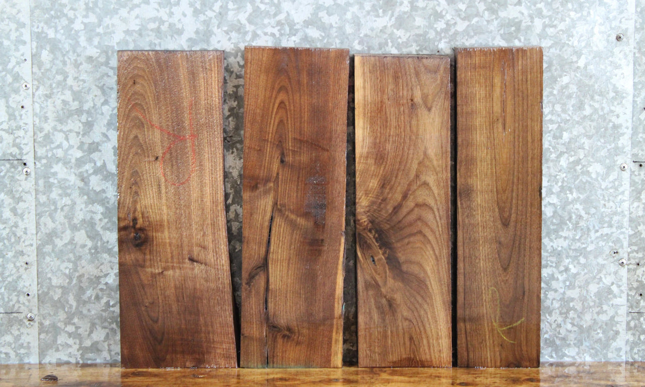 4- Salvaged Kiln Dried Black Walnut Craft Pack/DIY Project 5691-5694