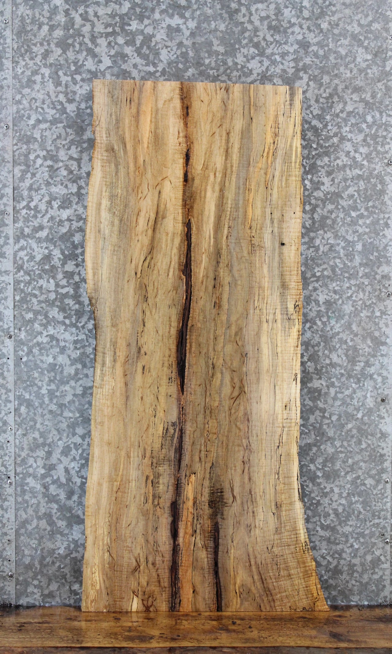 Live Edge Spalted Maple Side/Sofa Table Top Slab 569