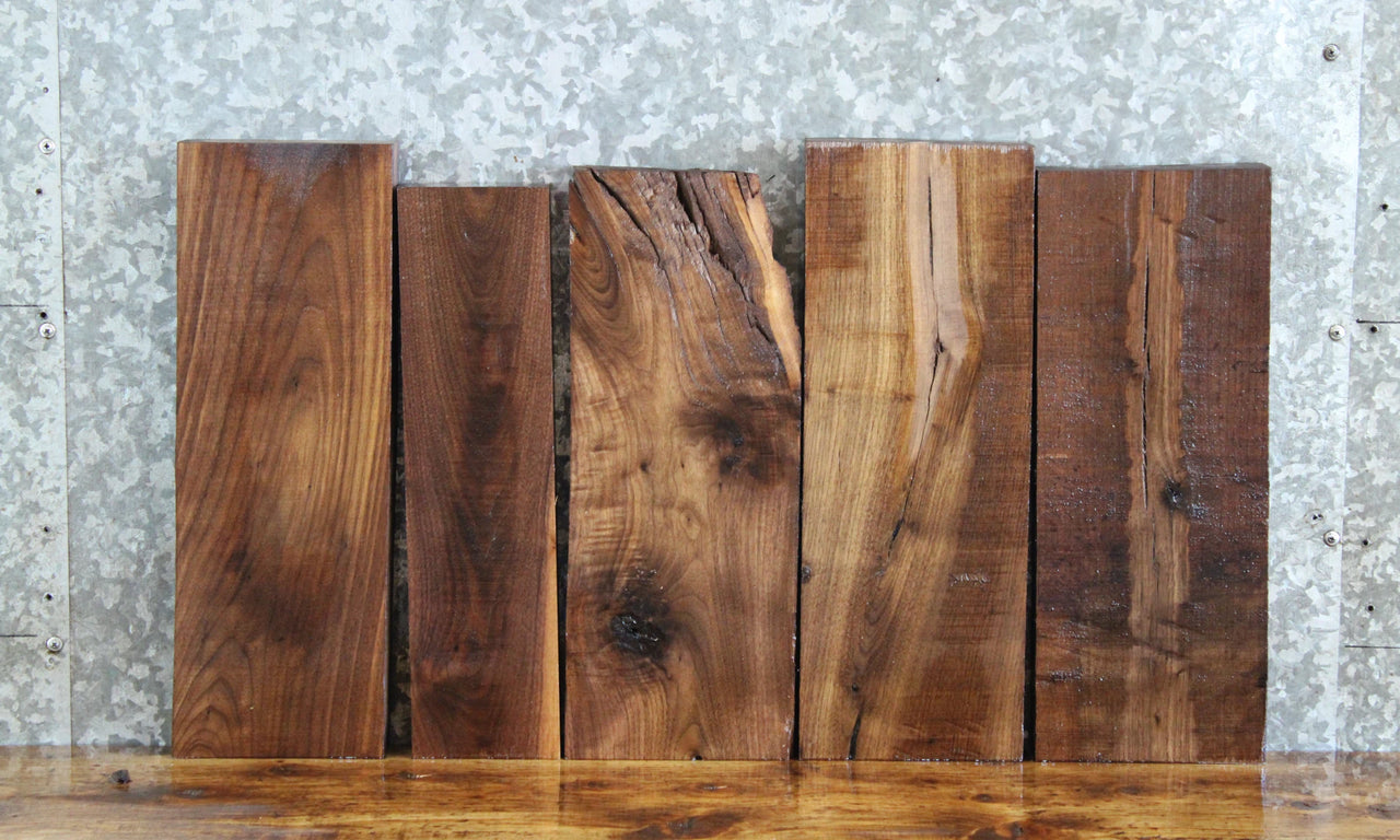 5- Salvaged Kiln Dried Black Walnut Craft Pack/DIY Project 5726-5730