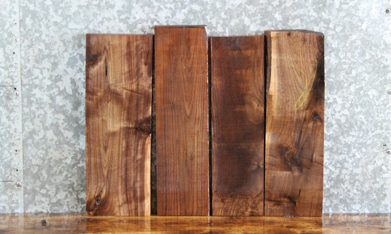 4- Salvaged Kiln Dried Black Walnut Craft Pack/DIY Project 5731-5734