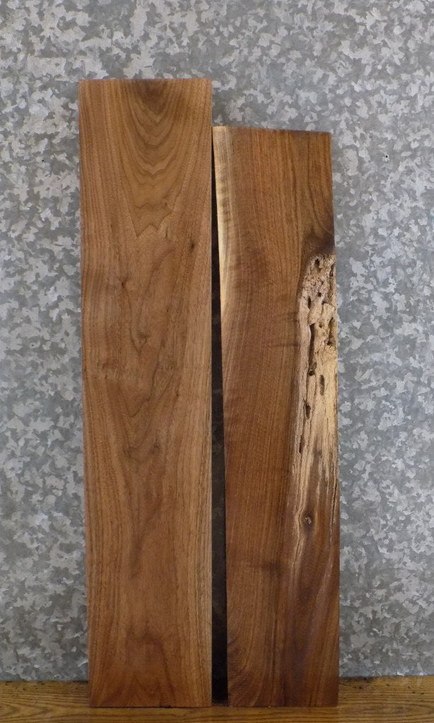 2- Rustic Black Walnut Kiln Dried Craft Pack/Lumber Boards 5746