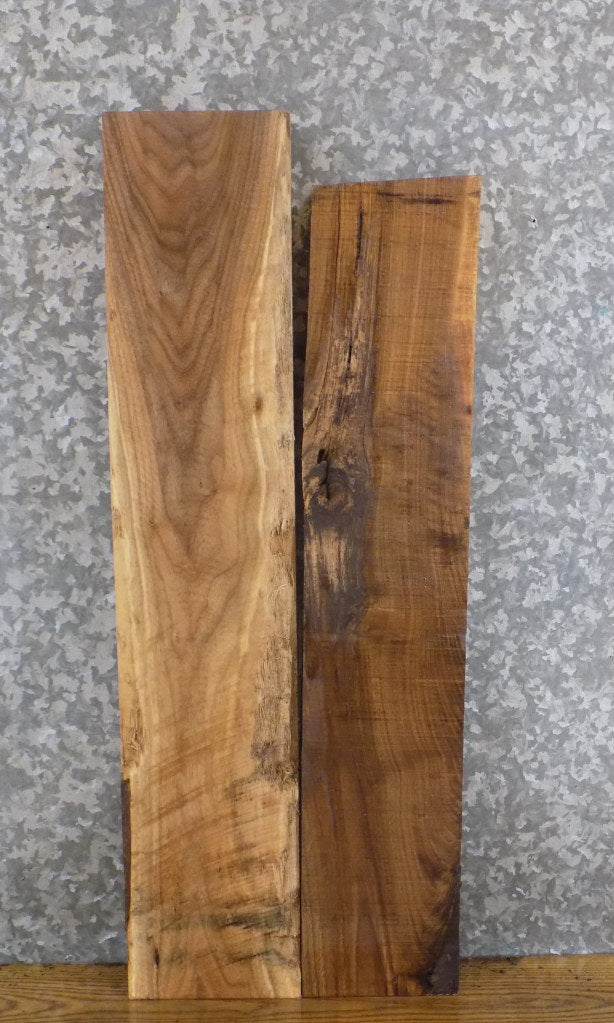 2- Rustic Black Walnut Kiln Dried Craft Pack/Lumber Boards 5746