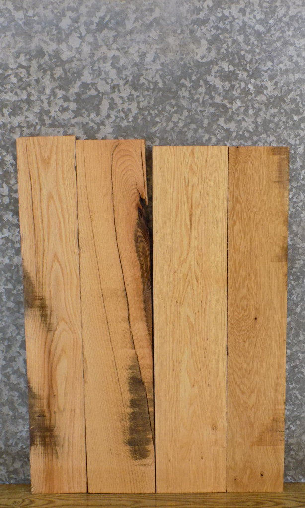 4- Kiln Dried Lumber Pack/Red Oak Rustic Wood Shelf Slabs 5755-5758
