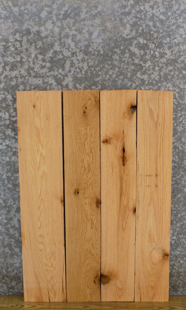 4- Kiln Dried Lumber Pack/Red Oak Salvaged Wood Shelf Slabs 5761-5764