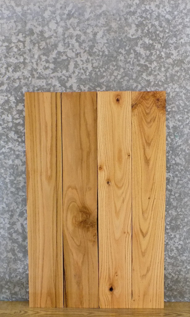 4- Kiln Dried Lumber Pack/Red Oak Reclaimed Wood Shelf Slabs 5765-5768