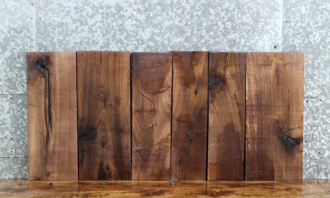 6- Salvaged Kiln Dried Black Walnut Craft Pack/DIY Project 5805-5810