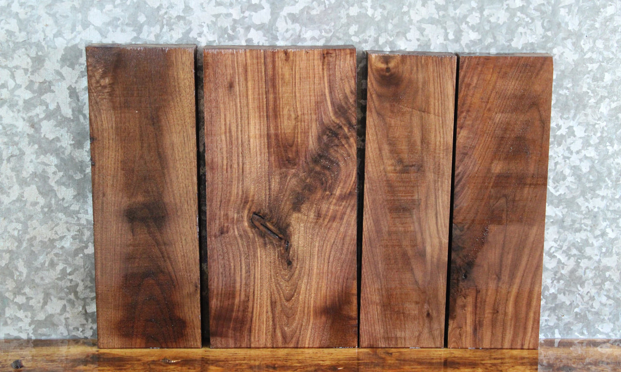 4- Salvaged Kiln Dried Black Walnut Craft Pack/DIY Project 5831-5834