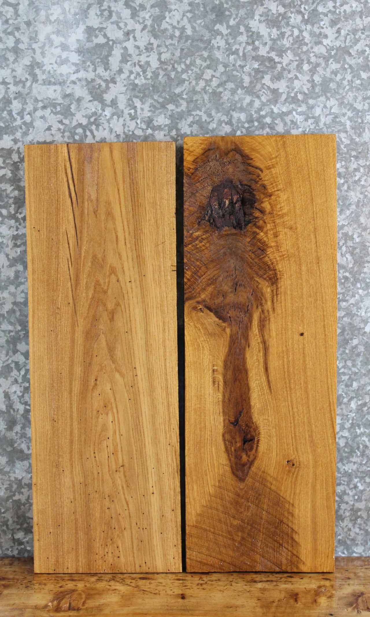 2- White Oak Rustic Kiln Dried Lumber Boards/Craft Pack 5837-5838