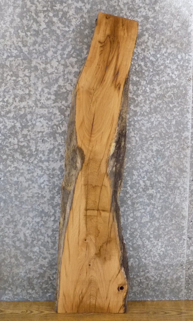 White Oak Reclaimed Live Edge Accent/Side Table Top Slab 590