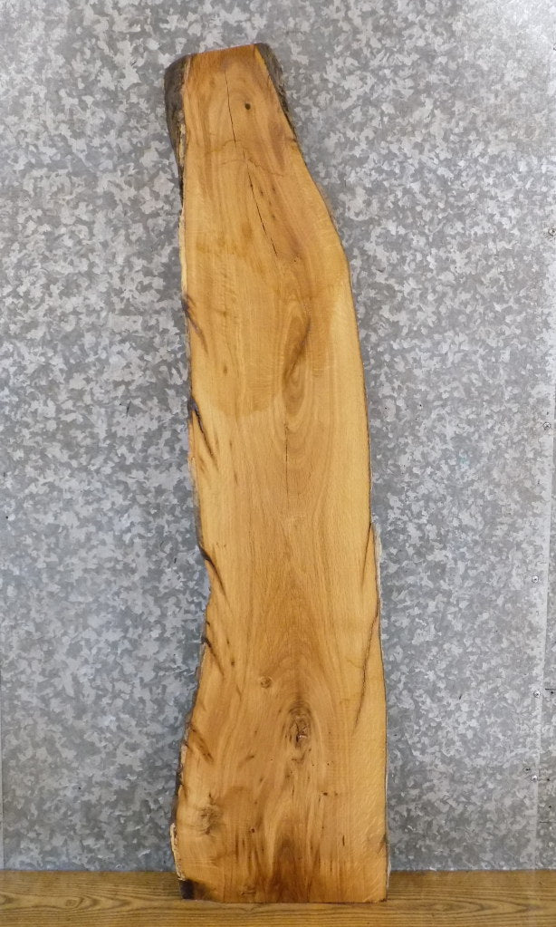 White Oak Reclaimed Live Edge Accent/Side Table Top Slab 590