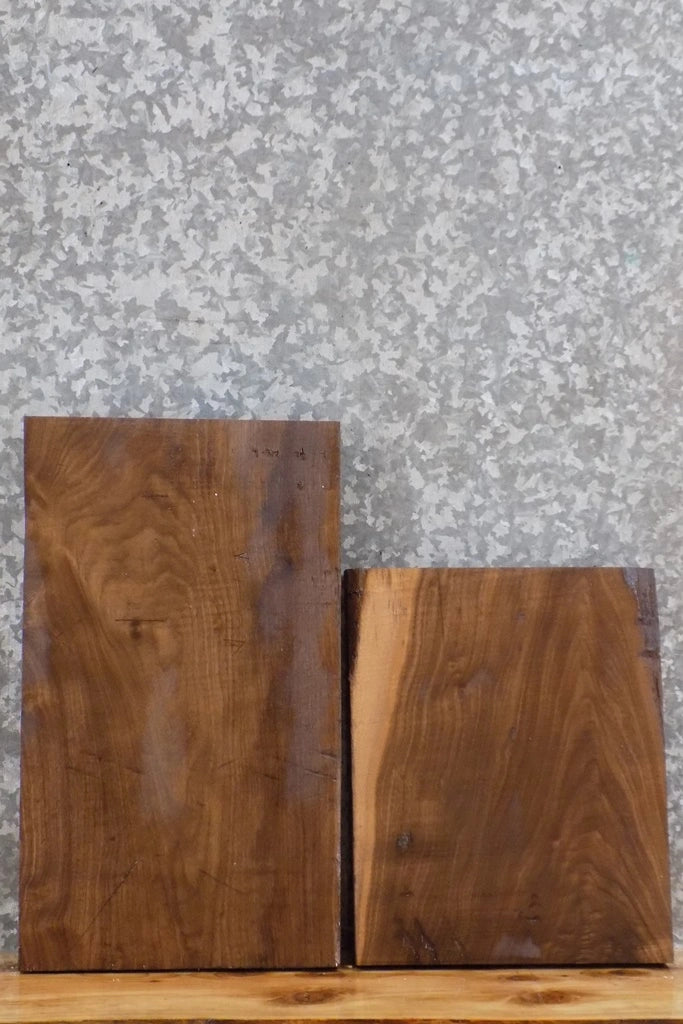 2- Reclaimed Black Walnut Lumber Craft Pack Boards 5911-5912