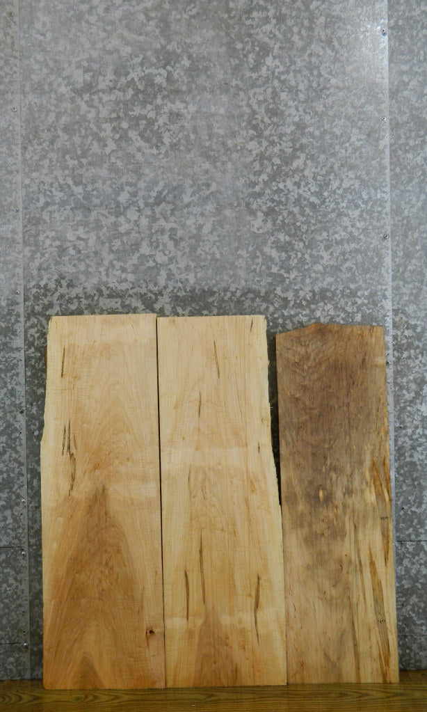 3- Kiln Dried Salvaged Maple Lumber Boards/Craft Pack 5922