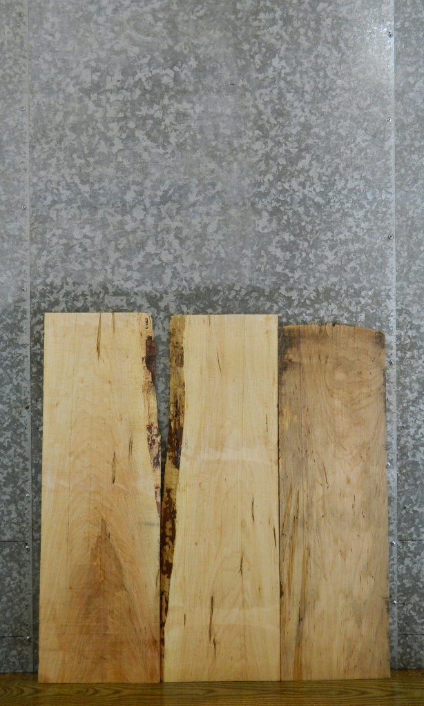 3- Kiln Dried Salvaged Maple Lumber Boards/Craft Pack 5922