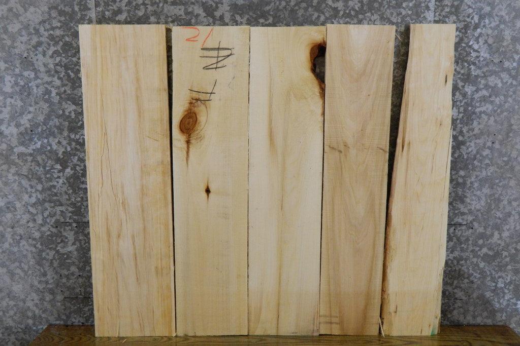 5- Reclaimed Kiln Dried Maple Craft Pack/Lumber Boards 5934-5935