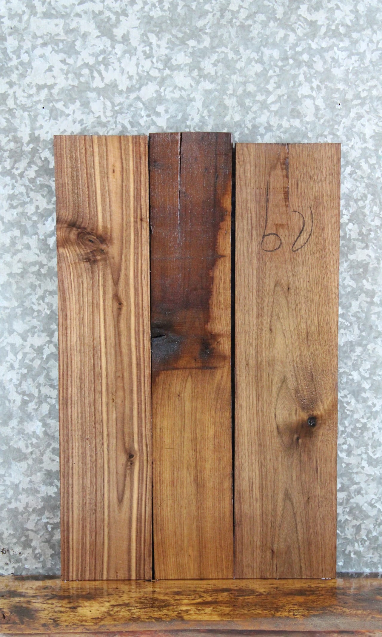 3- Salvaged Kiln Dried Black Walnut Craft Pack/DIY Project 5940