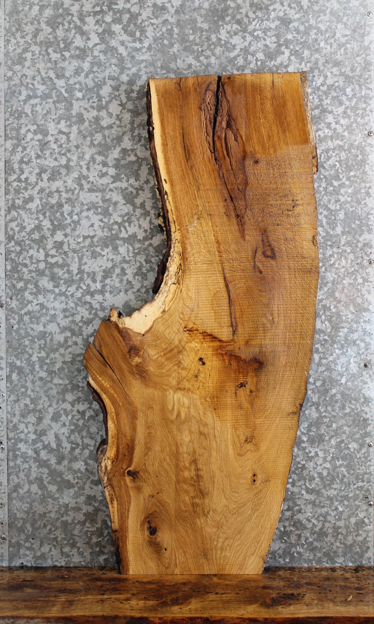 Live Edge White Oak Sofa/Coffee Table Top Slab 594