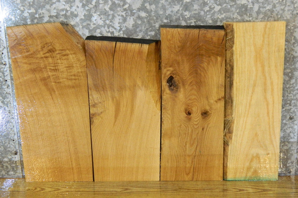 4- White Oak Reclaimed Kiln Dried Lumber Boards 5955-5958
