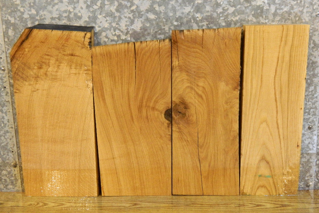 4- White Oak Reclaimed Kiln Dried Lumber Boards 5955-5958