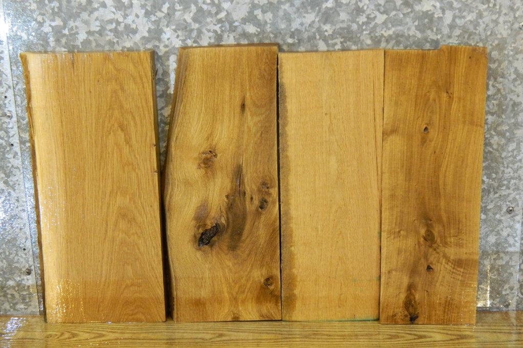 4- Kiln Dried White Oak Rustic Lumber Boards/Craft Pack 5973-5976