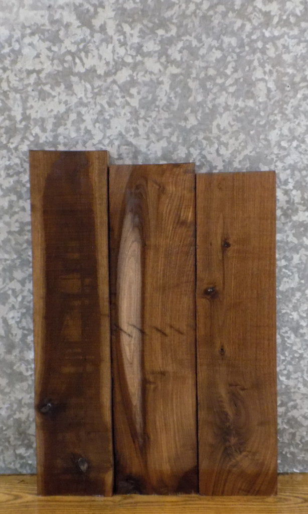 3- Rustic Kiln Dried Black Walnut Craft Pack/Lumber Boards 5993-5995