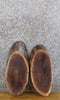Thumbnail for 2- DIY Live Edge Black Walnut Oval Cut Rustic Charcuterie Boards 6042-6043