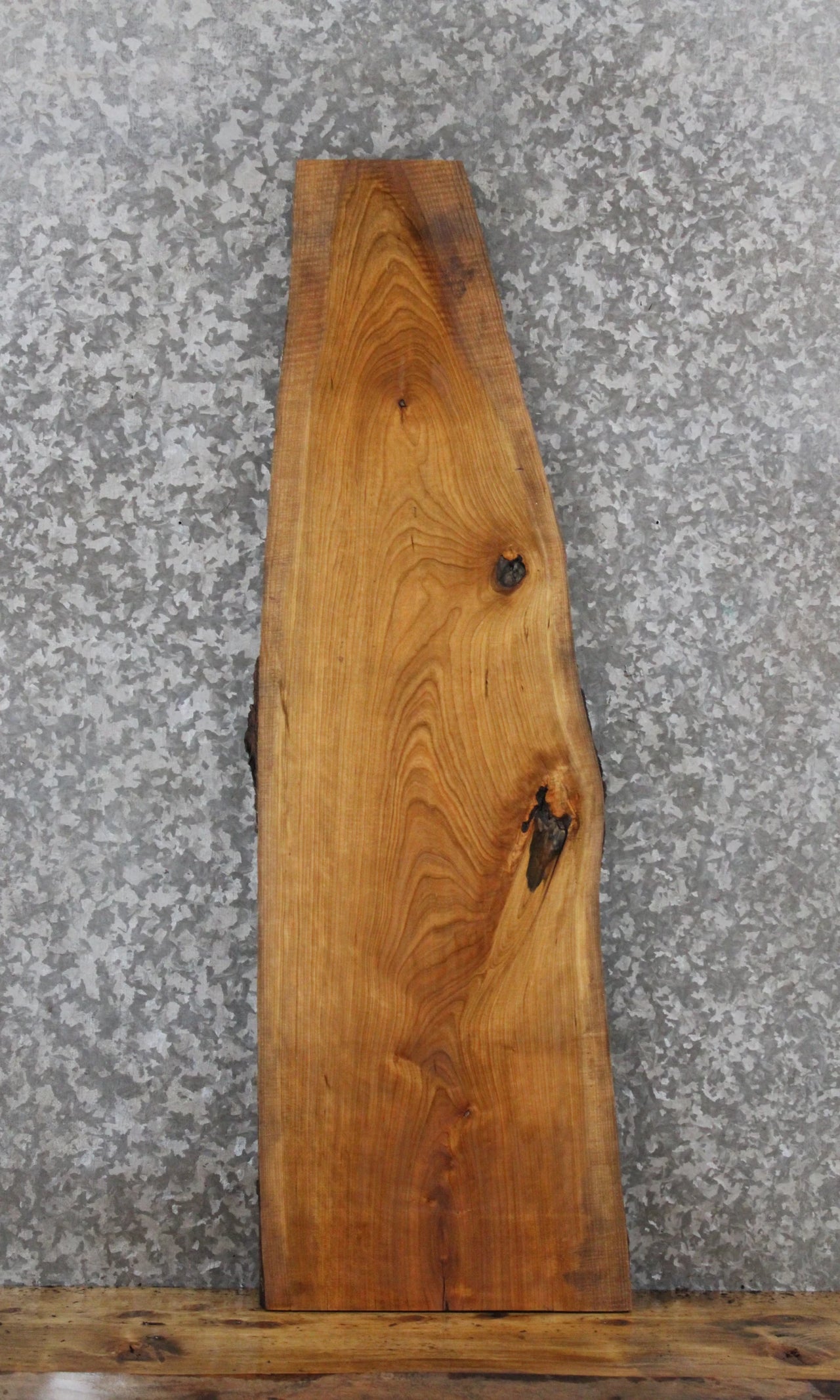 Cherry Live Edge Charcuterie/Taxidermy Slab 611