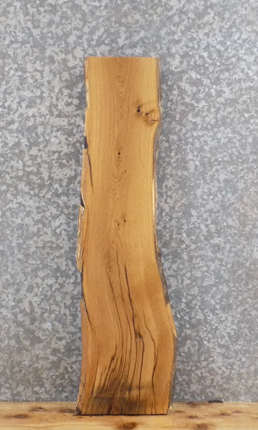 Reclaimed Natural Edge White Oak Entry/Sofa Table Top Slab 612
