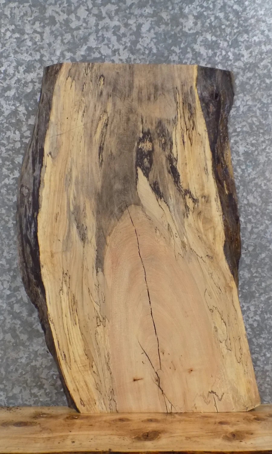 Live Edge Spalted Maple End/Accent/Headboard Table Top 613
